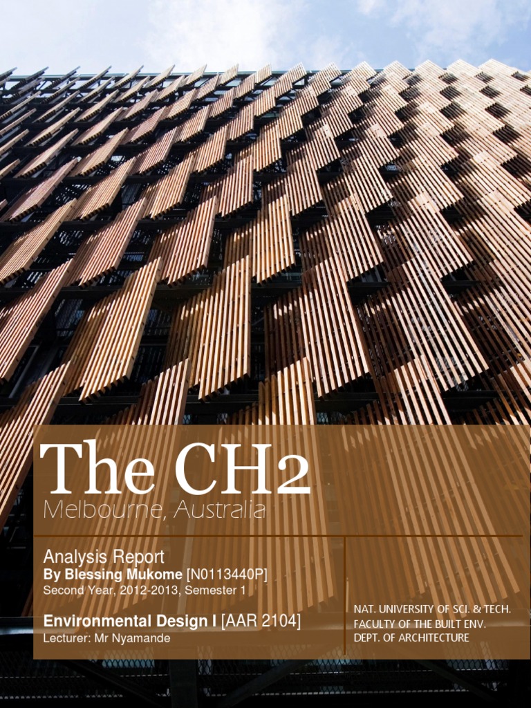 Council House 2: Sustainable Design in Melbourne | PDF | Air ...
