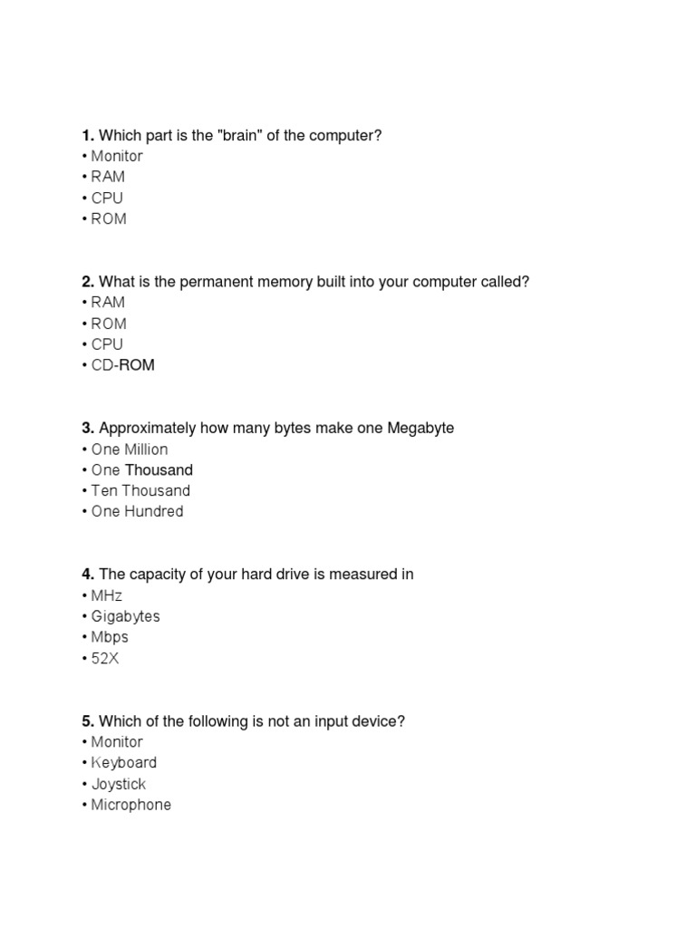 Understanding Computer Components | PDF