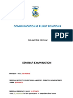 Communication & Public Relations: Phd. Lavinia Dovleac