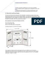 Requirements for the Investigatory Projects