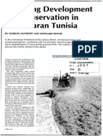 Balancing development and conservation  in Saharan Tunisia
