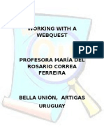 Webquest Plan - Rosario Correa