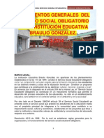 Lineamientos Generales Del Servicio Social Obligatorio I.E. Braulio Gonzalez