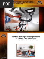 Plombier et entrepreneur en plomberie au Québec – Prix Imbattable