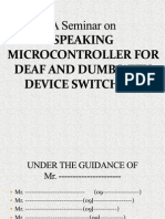 Speaking Microcontroller