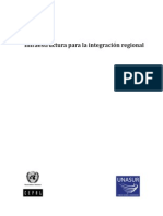 CEPAL UNASUR-Infraestructura para La Integración Regional