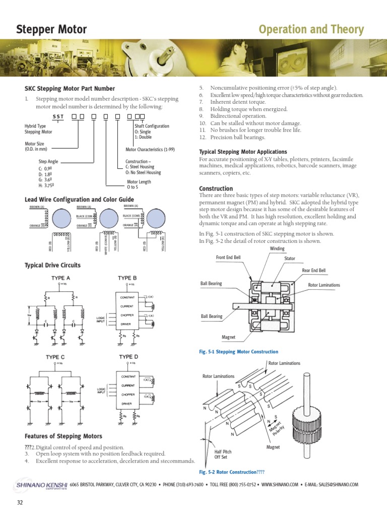 Stepper Motor Operation | PDF