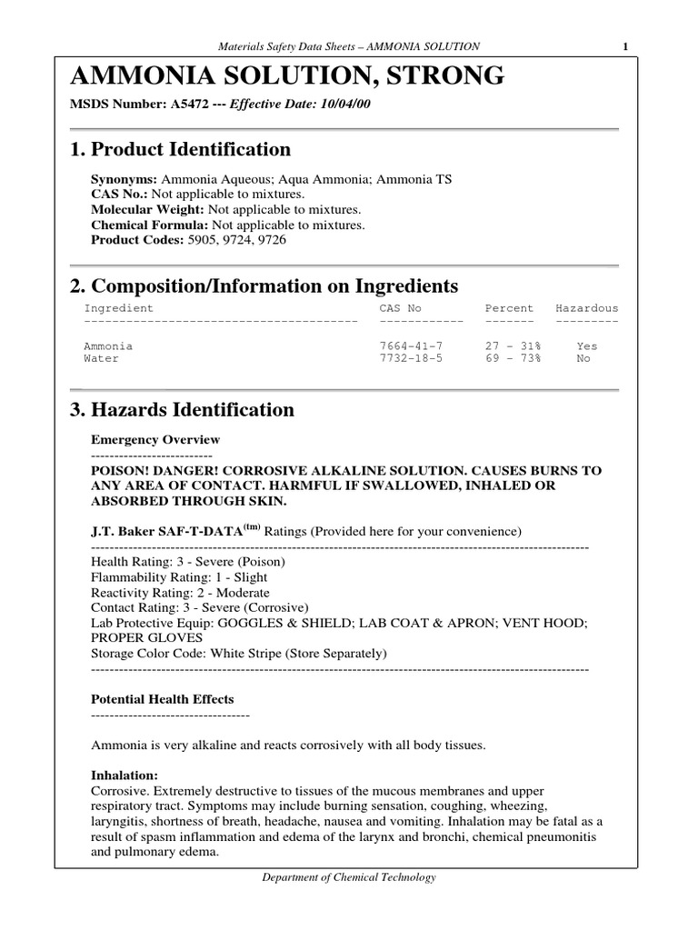 Corrosive Alkaline Solution A Guide to Safe Handling and Storage of