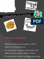 Formation of Attitude