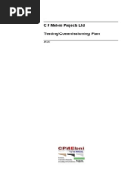 Testing and Commissioning Guidelines | PDF | Specification (Technical ...