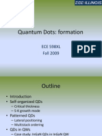 ECE 598XL QD Formation