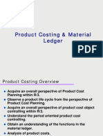 Product Costing Material Ledger