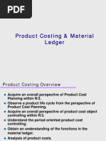 Product Costing Material Ledger