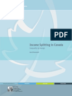 Income Splitting in Canada