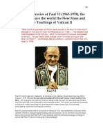 The Heresies of Paul VI (1963-1978), The Man Who Gave The World The New Mass and The Teachings of Vatican II