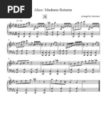 Alice - Madness Returns Main Theme Sheet Music For Piano