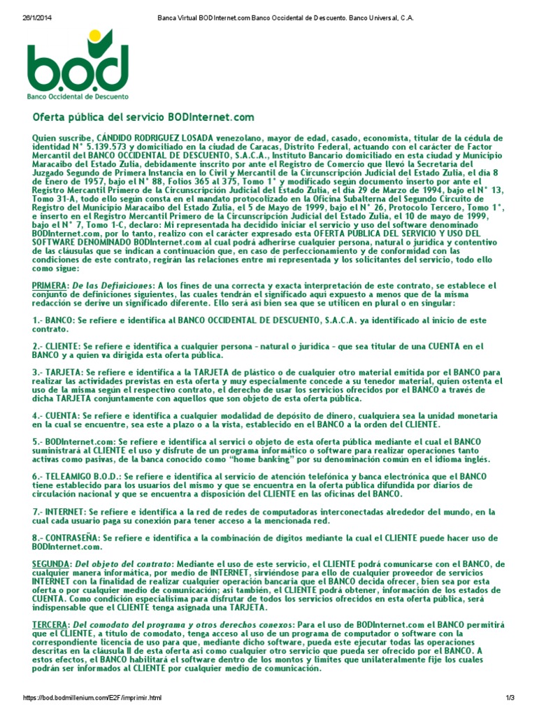 Banca Virtual Com Banco Occidental de