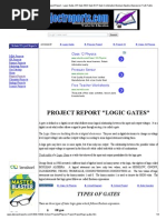 Project On Logic Gates