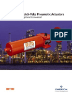 CBA-Series Scotch-Yoke Pneumatic Actuators: Compact, Lightweight and Economical