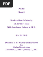 Psalms (Book 3) in E-Prime With Interlinear Hebrew in IPA ( Scribd)