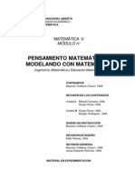 Matematica 2 Ingenieria - Pensamiento Matematica y Modelados
