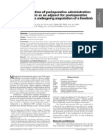 Ative Administration of Gabapentin As An Adjunct For Postoperative Analgesia in Dogs Undergoing Amputation of A Forelimb PDF
