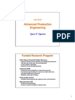 Ad DP D Ti Advanced Production Engineering: Funded Research Program
