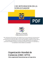 Proceso de Integracion en La Que Participa Ecuador