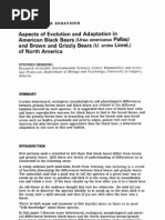 Aspects of Evolution and Adaptation in American Black Bears and Brown and Grizzly Bears by Herrero-1 [1254099356]