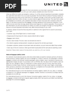 united missing baggage claim