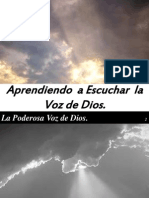 La poderosa voz de Dios y la importancia de obedecer