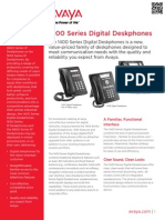 Overview of Avaya 1400 Series Digital Deskphones