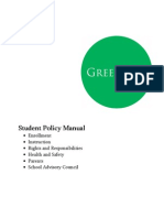 Green Dot Student Policy Manual