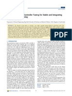 Closed-Loop PI/PID Controller Tuning For Stable and Integrating Process With Time Delay