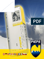 Guía de usuario del detector de víctimas de avalancha PIEPS Freeride