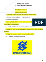 BANCO DO BRASIL - Cultura Organizacional