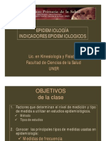 Epidemiologia - Indicadores Epidemiologicos