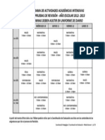 Cronograma Actividades de Repaso Jul 2013