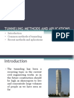 Tunneling Methods and Aplications