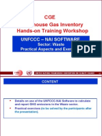 CGE Greenhouse Gas Inventory Hands-On Training Workshop