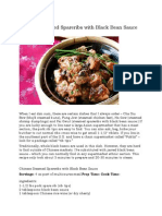 Chinese Steamed Spareribs With Black Bean Sauce