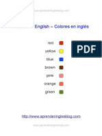 Aprender Ingles Blog Colores en Ingles