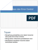 Pengkodean Dan Error Control