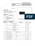 Silicon PNP Power Transistors: 2SB705/705A/705B