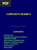 Composite Beams-Ii: ©teaching Resource in Design of Steel Structures - IIT Madras, SERC Madras, Anna Univ., INSDAG