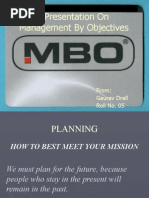 Download A Presentation on Management by Objectives by Gaurav Drall SN20304818 doc pdf