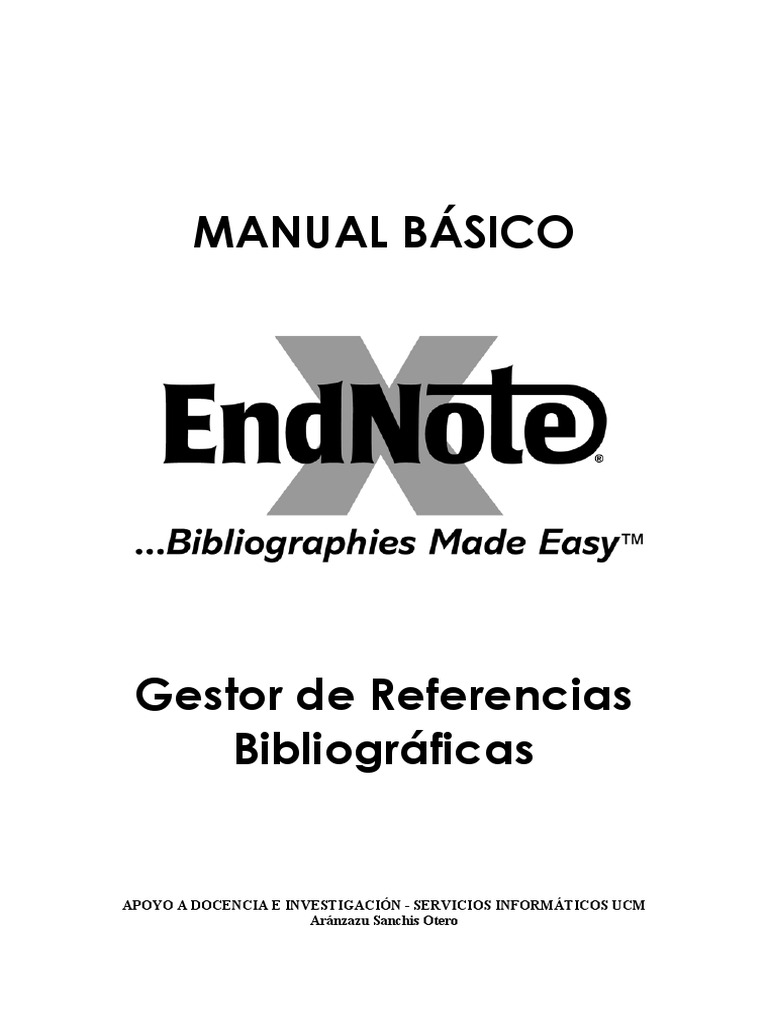 Cómo Usar Endnote PDF | PDF | Archivo de computadora | Formato de ...
