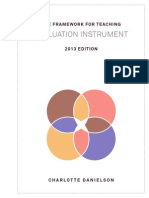 2013 Framework For Teaching Evaluation Instrument