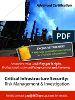 Critical Infrastructure Security: Risk Management & Investigation