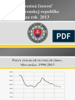 2013-as bűnözési és felderítései mutatók